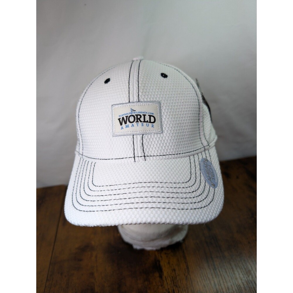 Myrtle Beach World Amateur Golf Hat White Adjustable Hat White Adult Size Hat